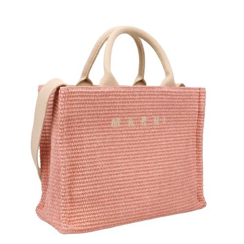 マルニ トートバッグ かごバッグ カゴ レディース ピンク MARNI