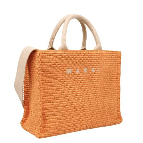 マルニ トートバッグ かごバッグ カゴ レディース オレンジ MARNI SHMP0077U0 P3860 00R30