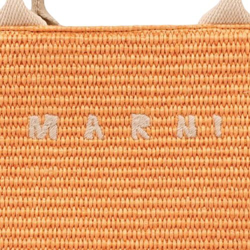 マルニ トートバッグ かごバッグ カゴ レディース オレンジ MARNI