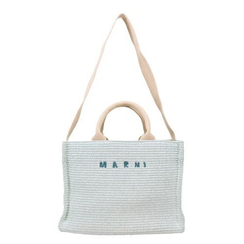 マルニ トートバッグ かごバッグ カゴ レディース ブルー MARNI