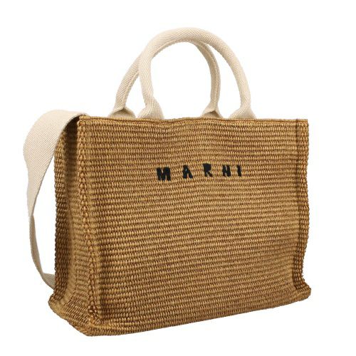 マルニ トートバッグ かごバッグ カゴ レディース ブラウン MARNI