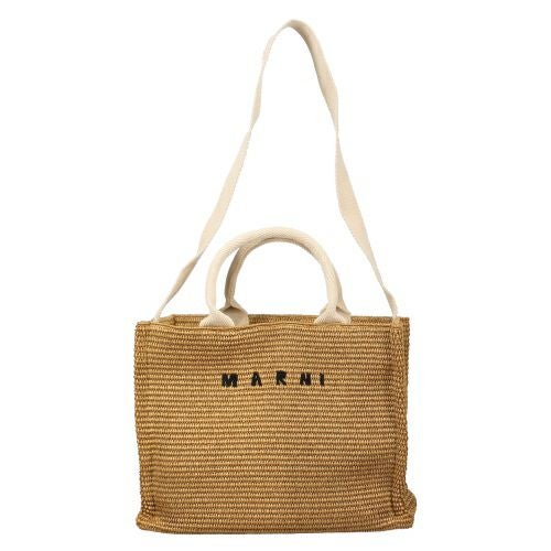 マルニ トートバッグ かごバッグ カゴ レディース ブラウン MARNI