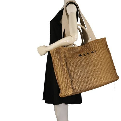 マルニ トートバッグ かごバッグ カゴ レディース ブラウン MARNI