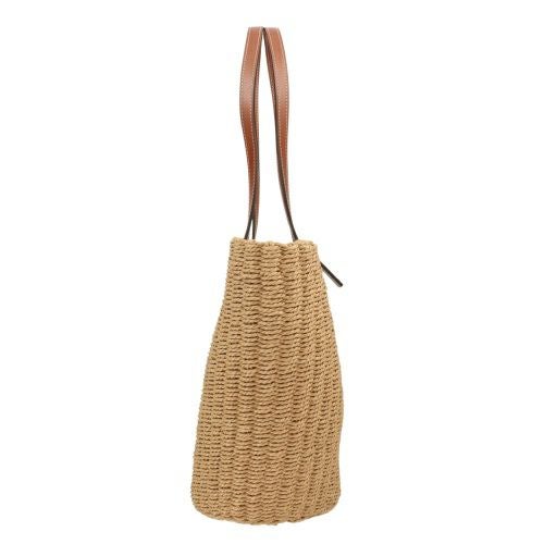 コーチ トートバッグ レディース ストロー トート ブラウン COACH