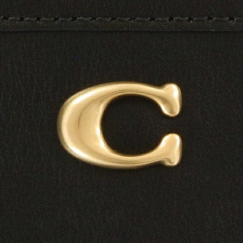 コーチ トートバッグ レディース スモール ストロー ポケット トート ブラック COACH CQ788 B4 NA ブラス チュラル