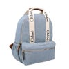 クロエ バックパック レディース CHLOE KIDS クロエ キッズ ロゴ バックパック ブルー CHLOE C20044 Z10 Denim Blue