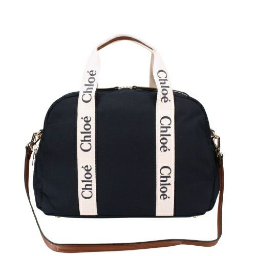 は*る様 6月末にて閉店します　新品未使用　クロエ　Chloe カゴバッグ　ネイ クロエ マザーズバッグ レディース Chloe Kids クロエ キッズ ネイビー