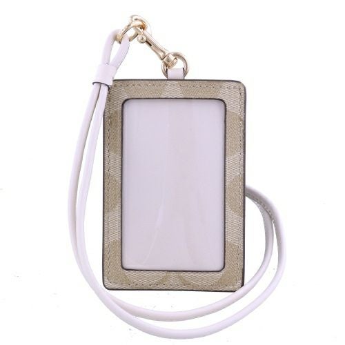 コーチ アウトレット カードケース パスケース レディース シグネチャー ベージュ COACH OUTLET 63274 IMDQC ライトカーキ チョーク