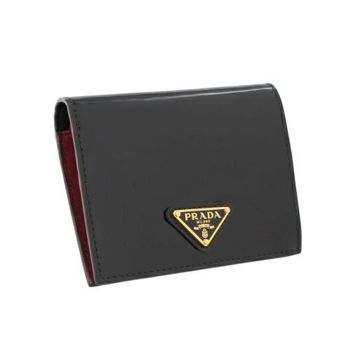 プラダ 二つ折り財布 レディース VERNICE ブラック PRADA 1MV204 069