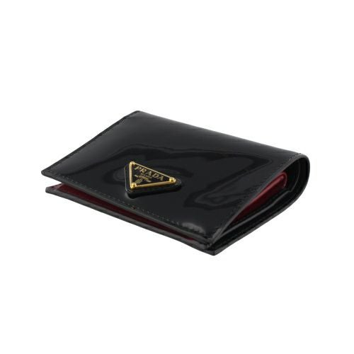 プラダ 二つ折り財布 レディース VERNICE ブラック PRADA 1MV204 069