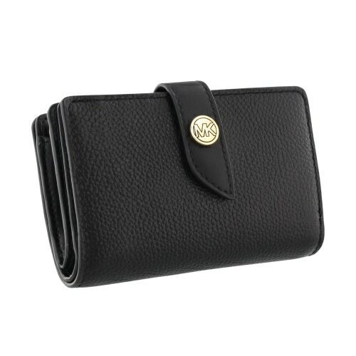 マイケルコース 二つ折り財布 レディース ブラック MICHAEL KORS