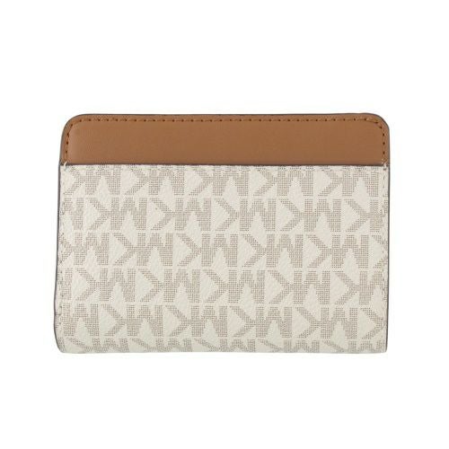 マイケルコース 二つ折り財布 レディース ブラウン MICHAEL KORS 34R4G0KF5B 149 VANILLA/ACRN