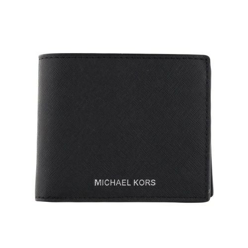 マイケルコース 二つ折り財布 メンズ ブラック MICHAEL KORS