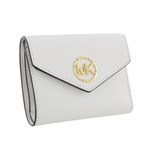 Michael Kors ホワイト 三つ折り財布 マイケルコース 三つ折り財布 レディース ホワイト MICHAEL KORS