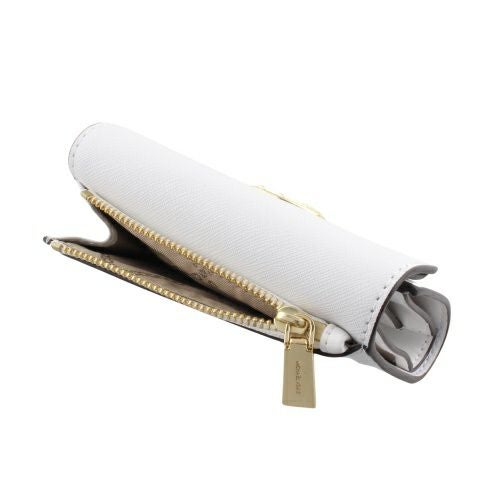 マイケルコース 三つ折り財布 レディース ホワイト MICHAEL KORS 34S1GNME6L 085 OPTIC WHITE
