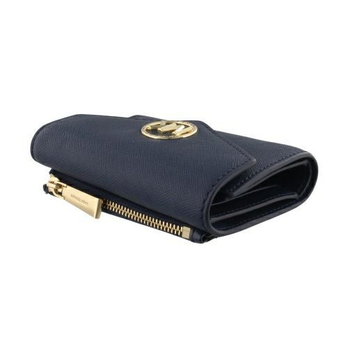 マイケルコース 三つ折り財布 レディース ネイビー MICHAEL KORS