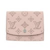 ルイヴィトン 二つ折り財布 レディース マヒナ ポルトフォイユ・イリス コンパクト ピンク LOUIS VUITTON M82757 ローズジャスミン