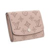 ルイヴィトン 二つ折り財布 レディース マヒナ ポルトフォイユ・イリス コンパクト ピンク LOUIS VUITTON M82757 ローズジャスミン
