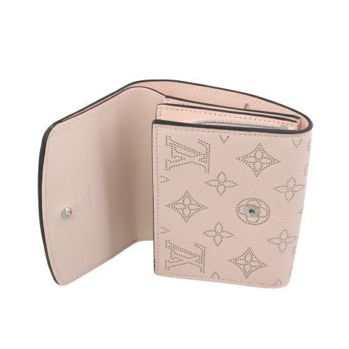ルイヴィトン 二つ折り財布 レディース マヒナ ポルトフォイユ・イリス コンパクト ピンク LOUIS VUITTON M82757 ローズジャスミン