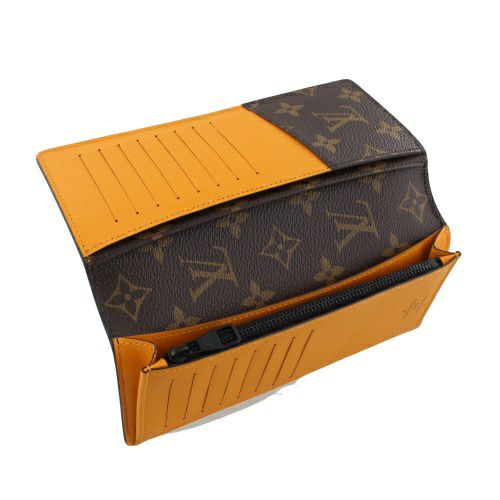 ルイヴィトン 長財布 メンズ ポルトフォイユ・ブラザ NM ブラウン