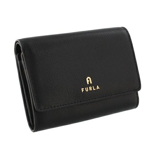 FURLA ブラックレザー 二つ折り財布 フルラ FURLA 二つ折り財布 （ブラック） -waja bazar - 海外