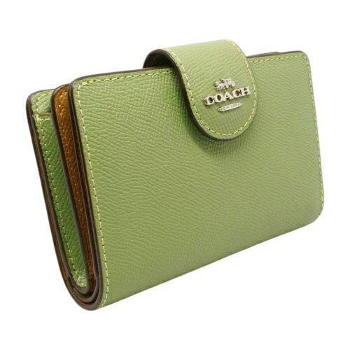 コーチ アウトレット 二つ折り財布 レディース グリーン COACH OUTLET 6390 SVRT2 ソフトグリーン