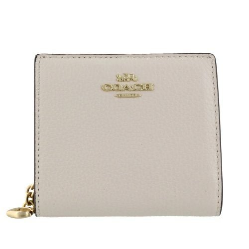 コーチ アウトレット 二つ折り財布 レディース スナップ ウォレット ホワイト COACH OUTLET C2862 IMCHK チョーク