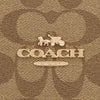 コーチ アウトレット ショルダーバッグ レディース シグネチャー ブラウン COACH OUTLET CR154 IME74 カーキ サドル2