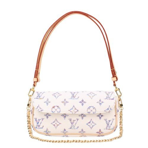 ルイヴィトン ショルダーバッグ レディース モノグラム ウォレット オン チェーン・アイビー ホワイト LOUIS VUITTON M83499 アルチカラー ホワイト