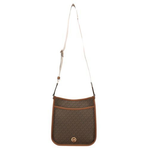 マイケルコース ショルダーバッグ レディース ルイサ ラージ シグネチャー ロゴ メッセンジャーバッグ ブラウン MICHAEL KORS 30R4G99M3V 227 BRN