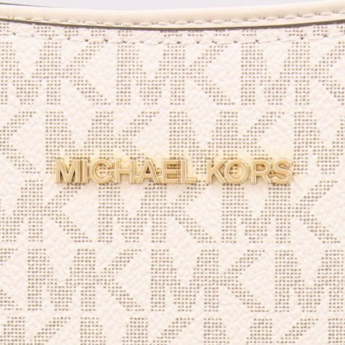 マイケルコース ショルダーバッグ レディース ジェットセットトラベル スモール シグネチャー ロゴ メッセンジャーバッグ ホワイト MICHAEL KORS 35S4GTVC5B LT CRM MULTI