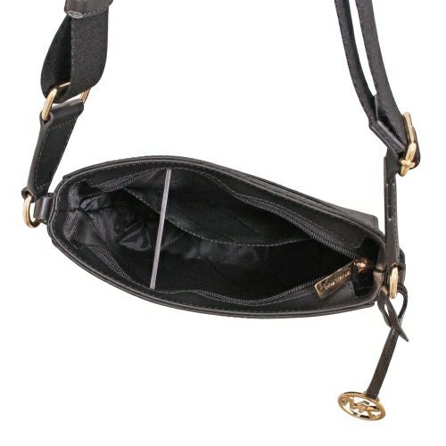 マイケルコース ショルダーバッグ レディース ジェット セット トラベル スモール クロスボディ ブラック MICHAEL KORS 35S4GTVC5L BLACK