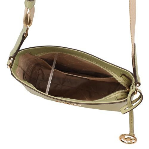 MICHAEL KORS　ショルダーバッグ　グリーン マイケルコース MICHAEL KORS JET SET ジェットセット SM DBL ZP CAMRA