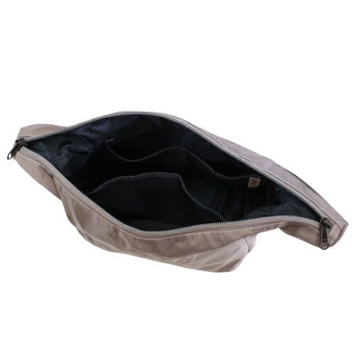 美品♥Samsonite♥サムソナイト♥Tシャツ♥ドローコード♥グレー♥綿♥L サムソナイト ショルダーバッグ メンズ グレー Samsonite QO7 08004