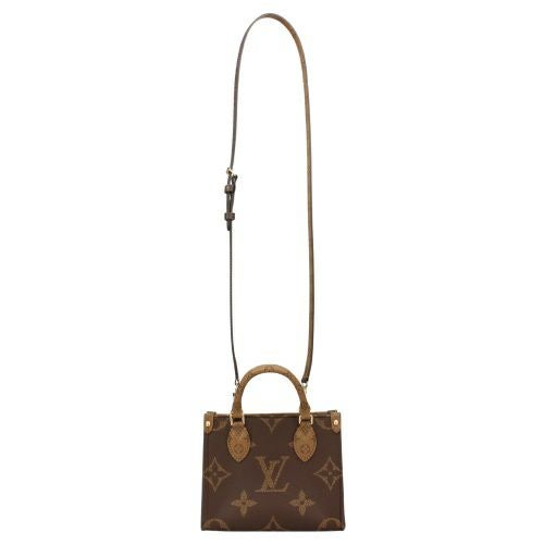 ルイヴィトン ハンドバッグ ショルダーバッグ レディース モノグラム オンザゴー BB ブラウン LOUIS VUITTON M46839