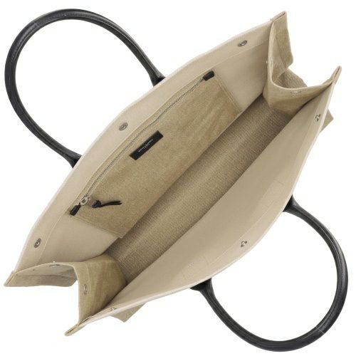 サンローラン トートバッグ メンズ レディース RIVE GAUCHE リヴ ゴーシュ ベージュ SAINT LAURENT PARIS 509415 FAAVU 9054