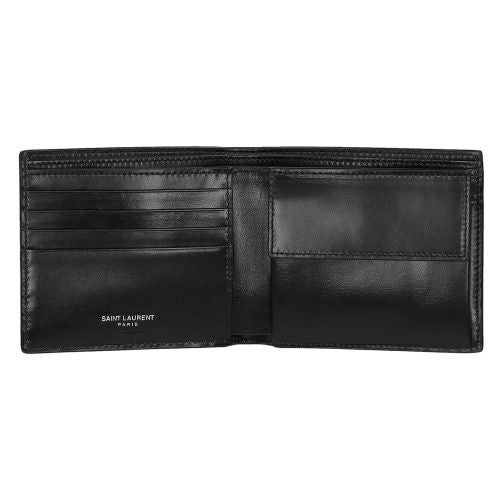 サンローラン 二つ折り財布 メンズ ブラック SAINT LAURENT PARIS