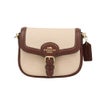 コーチ アウトレット ショルダーバッグ レディース アメリア スモール サドル バッグ ホワイト COACH OUTLET CR257 IMNAM ナチュラルマルチ