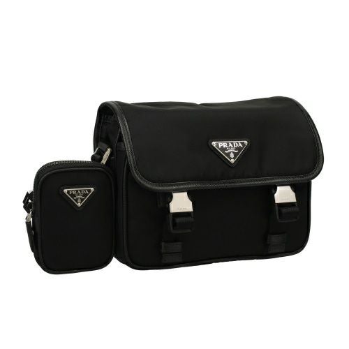 プラダ ショルダーバッグ メンズ ブラック PRADA 2VD034 V XOP 2DMH