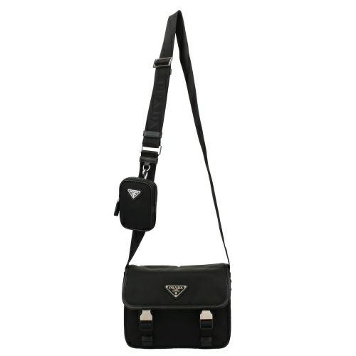 プラダ ショルダーバッグ メンズ ブラック PRADA 2VD034 V XOP 2DMH