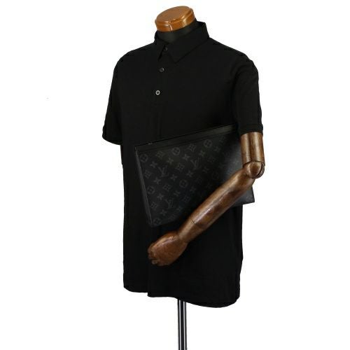 ルイヴィトン セカンドバッグ メンズ エクリプス ポシェット・ヴォワヤージュ ブラック LOUIS VUITTON M61692