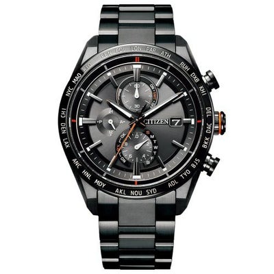 シチズン 腕時計 メンズ アテッサ ブラック CITIZEN AT8185-62E ATTESA 