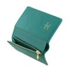 ルイヴィトン 二つ折り財布 レディース トリヨン LV ヴェルティカル ウォレット コンパクト グリーン LOUIS VUITTON M82438 エムロード