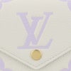 ルイヴィトン 二つ折り財布 レディース モノグラム アンプラント ポルトフォイユ・ヴィクトリーヌ ホワイト LOUIS VUITTON M82925 ラテホワイト/ライラック