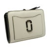 マークジェイコブス 二つ折り財布 レディース THE UTILITY SNAPSHOT SLG ホワイト Marc Jacobs 2F3SMP062S07 005 BLACK/WHITE
