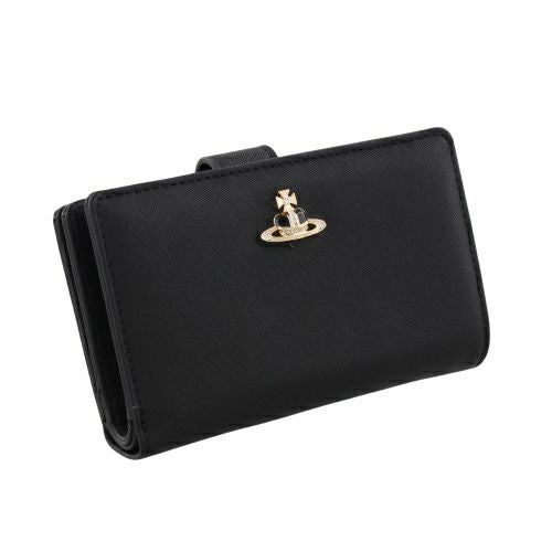ヴィヴィアンウエストウッド 二つ折り財布 レディース DIAMANTE ブラック Vivienne Westwood 51080028 BLACK N401