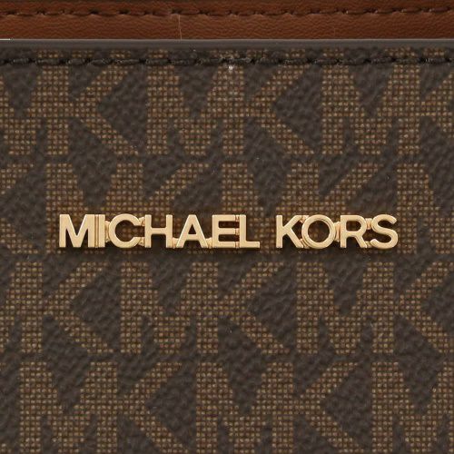 マイケルコース トートバッグ レディース シェイラ シグネチャー ラージ ミッドファスナー トート ブラウン MICHAEL KORS 35S4G6HT9B BROWN