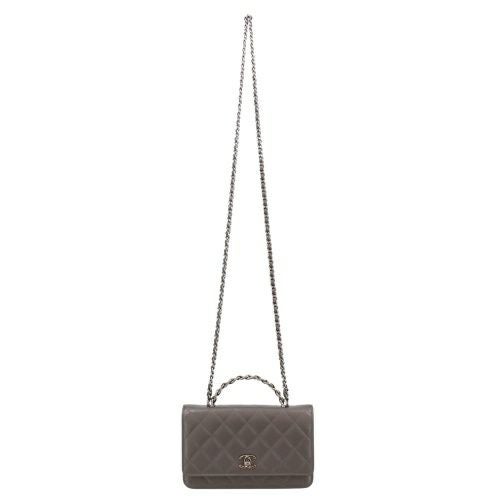 シャネル ショルダーバッグ レディース グレー CHANEL AP3645 B14291