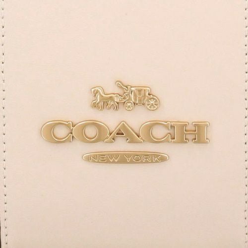 コーチ アウトレット ショルダーバッグ レディース エリー ファイル バッグ・シグネチャー キャンバス・ストライプ ベージュ COACH OUTLET CR124 IMWQJ チョーク/ライトサドル