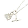 エルメス ネックレス レディース アミュレットケリーペンダント シルバー HERMES H121325B SV